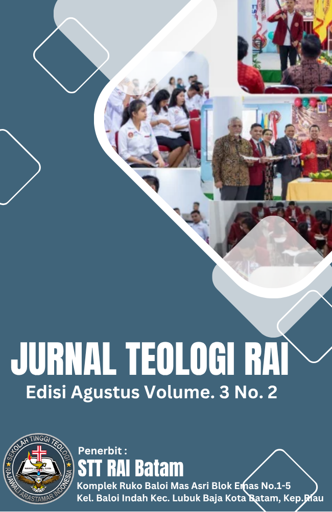 					View Vol. 3 No. 2 (2026): Jurnal Teologi RAI - Edisi Agustus
				